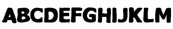 MartesnySansSerifRough Font UPPERCASE
