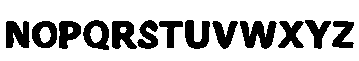MartesnySansSerifRough Font UPPERCASE