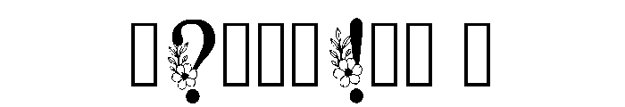 Martha Regular Font OTHER CHARS