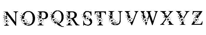 Martha Regular Font UPPERCASE