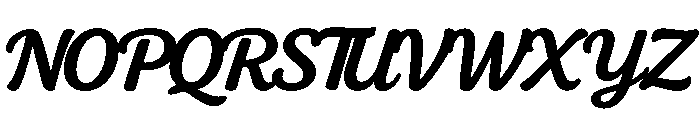 Marvella Regular Font UPPERCASE