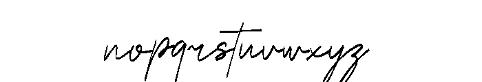 Marvelle Signature Italic Font LOWERCASE