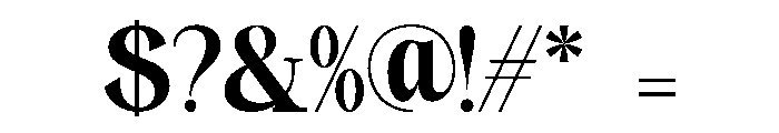 Marvello Roman Font OTHER CHARS