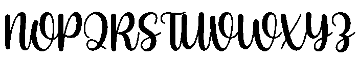 Mary Jane Font UPPERCASE
