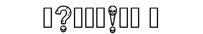 Mary Regular Font OTHER CHARS
