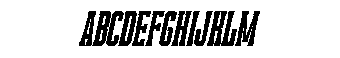 Mascot College Italic Font UPPERCASE