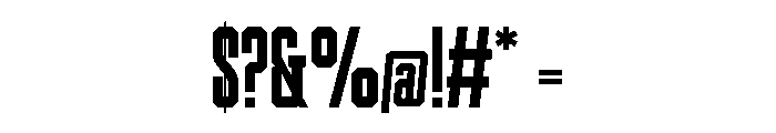 Mascot College Regular Font OTHER CHARS