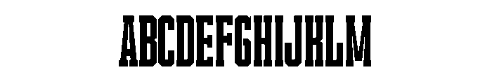 Mascot College Regular Font UPPERCASE