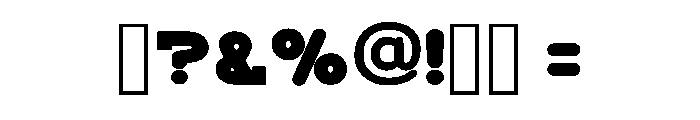Mascot Style Regular Font OTHER CHARS