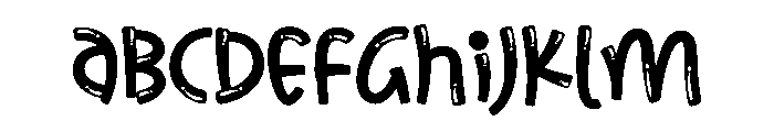 Masha Family Font UPPERCASE