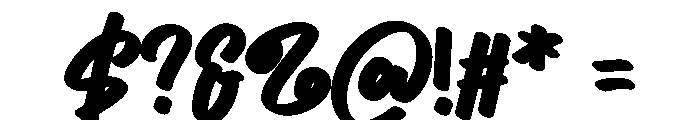 Masodik Font OTHER CHARS
