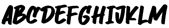Masodik Font UPPERCASE