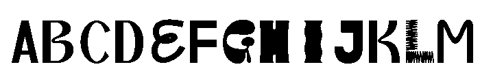 Mass Regular Font UPPERCASE
