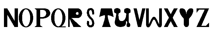 Mass Regular Font LOWERCASE