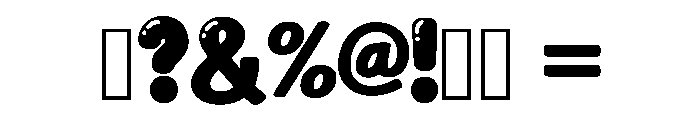 Master Bubble Regular Font OTHER CHARS