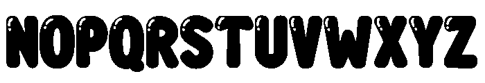 Master Bubble Regular Font LOWERCASE