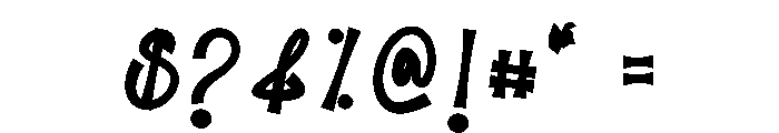 Master Line Font OTHER CHARS