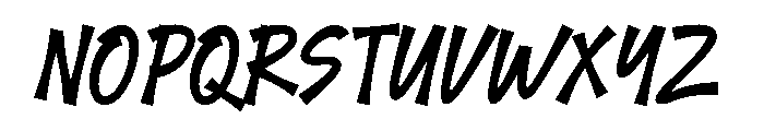 Master Line Font LOWERCASE