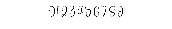 Master Signature Font OTHER CHARS