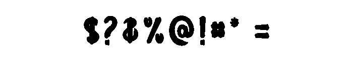 Master Spooky Font OTHER CHARS