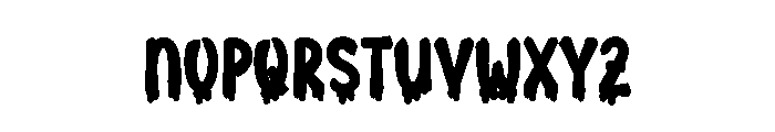 Master Spooky Font UPPERCASE