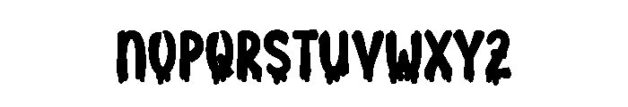 Master Spooky Font LOWERCASE