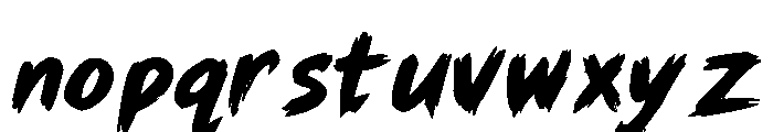 Master Victory Font LOWERCASE