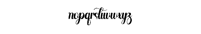 Master1 Font LOWERCASE