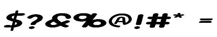 Masterash Font OTHER CHARS