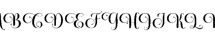 Masterday1 Font UPPERCASE