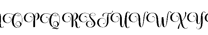Masterday1 Font UPPERCASE