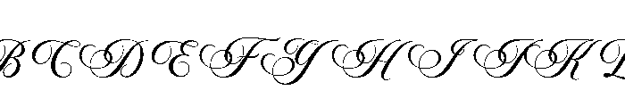 MasterdayElegant Font UPPERCASE