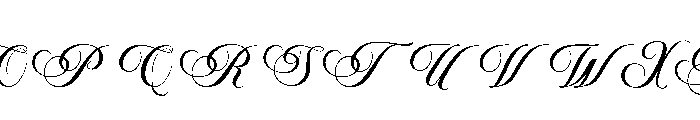 MasterdayElegant Font UPPERCASE