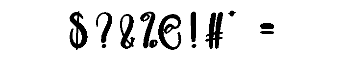 Masterland Font OTHER CHARS