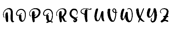 Masterland Font UPPERCASE