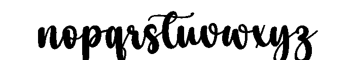 Masterland Font LOWERCASE