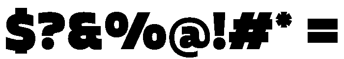 Masty Regular Font OTHER CHARS