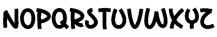 Match Stacked Font LOWERCASE