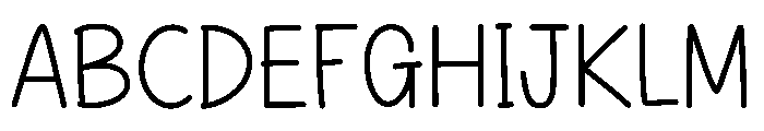Matcha And Creams Font UPPERCASE