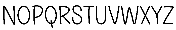 Matcha And Creams Font UPPERCASE