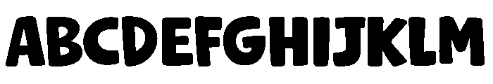 Matcha Bread Regular Font UPPERCASE