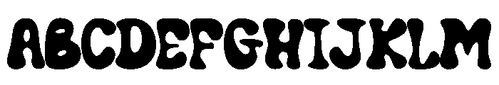 Matcha Bubble Regular Font UPPERCASE