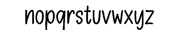 Matcha Cake Font LOWERCASE