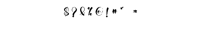 Matcha1 Font OTHER CHARS
