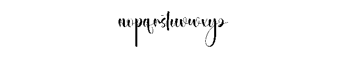 Matcha1 Font LOWERCASE