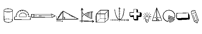 Mathematik Font UPPERCASE