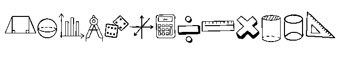 Mathematik Font LOWERCASE