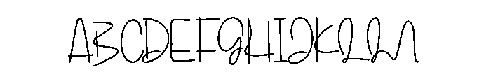 Mathilday Font UPPERCASE