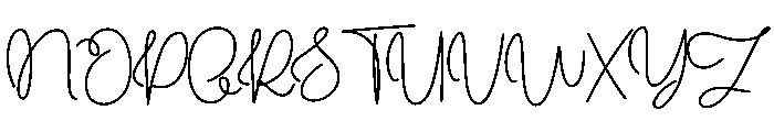 Mathilday Font UPPERCASE
