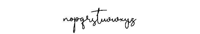 Mathilday Font LOWERCASE